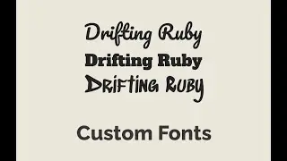 Episode #456 - Custom Fonts | Preview