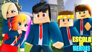Minecraft: *NOVA* SERIE! - ESCOLA DE HEROIS Ep.01 ‹‹ P3DRU ››