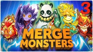 Merge Monsters➤Часть 3. Новый легендарный монстр. Апаем текущих монстров ➤Прохождение