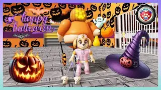 Paw Patrol Pup Roblox Halloween: Skye’s Hilarious Prison Break Adventure!汪汪隊立大功-天天的萬聖節搞笑越獄！機器方塊