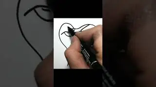 Как нарисовать птичку #shorts