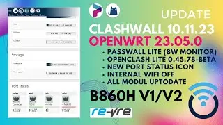 OpenWrt 23.05.0 Stable Clash-Wall 10.11.23 For B860H v1-v2 Wifi Off | REYRE-WRT