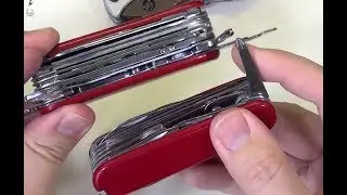 ГадЖеТы/AliExpress:  нож Victorinox Swiss Army Swisschamp - сравнение оригинала и 