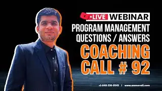 PgMP Coaching Call 92_Governance Framework - Chapter Wise Questions