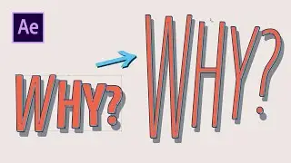 Stretchy Text in After Effects