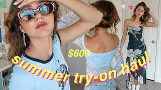 *HUGE* Summer try-on haul!! 🐯💐🌊(ft. Princess Polly)