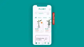 Adobe XD Plant app UI Tutorial