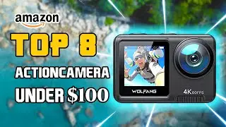 🤩 Top 8 Best Action Camera On Amazon Under $100 | Best Budget Action Camera In 2024 🔥