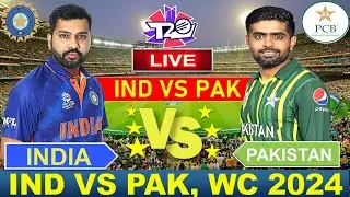 🔴Live: INDIA vs PAKISTAN T20 WC 2024 Live Cricket Match Today | IND vs PAK | 