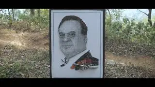 Artwork  of minister himanta biswa sarma with electronic devices | Rahul Pareek |
