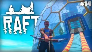 😱 ЧТОО?! НАШЕЛ НАСТОЯЩИЙ ПЛАВУЧИЙ ГОРОД - ТАНГАРОА! (Прохождение Raft #14)