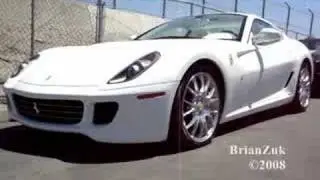 White Ferrari 599 GTB Fiorano