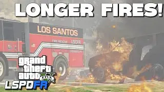 Longer Fires in LSPDFR | Simple Fix | #lspdfr #gtav