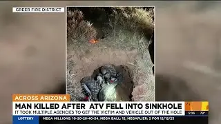 Man dead after ATV fell into sinkhole in eastern Arizona
