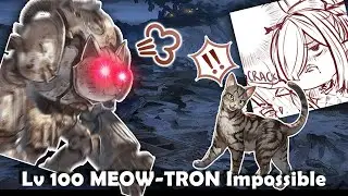 Granblue Fantasy グラブル | Lvl 100 MEOW-TRON Impossible Solo feat. Tom, the cat (Wind Chaos Ruler)