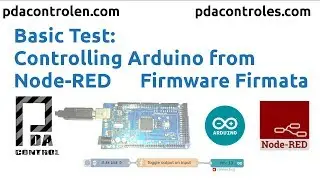 Basic Test: Controlling Arduino from Node-RED - Firmware  Firmata Easy - Facil PDAControl