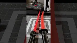 Foldable Fusion: 3D Printed Ninja Sword meets Lightsaber ASMR