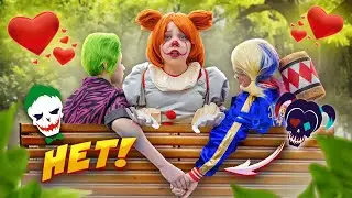 Best Friend vs My Boyfriend! Daughter of Scary Clown and Harley Quinn - Best Friends! 