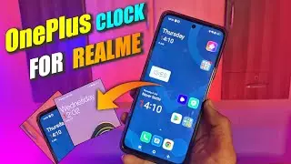 Oneplus clock widget for Realme