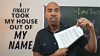 how to take your house out of your name-land trust