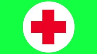 American Red Cross Green Screen Logo Loop Chroma Animation