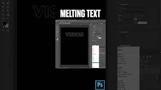 Melting text effect in photoshop (EASY)