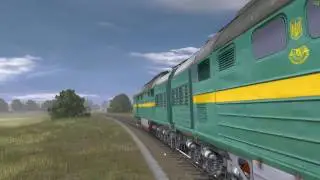 Trainz  A New Era. Обкатка новой карты.