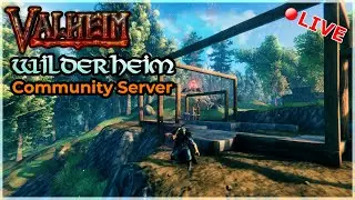 Building a Viking Longhouse Part 1! [Valheim Community Server]
