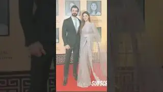 Hamza Ali abbasi with wife Naimal khawar at award show ✨💓 beautiful Couple ❤️ 