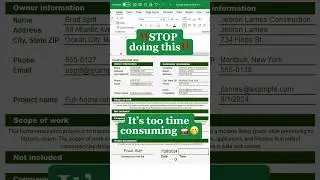 Stop Wasting Time in Excel! Simple Shortcuts You NEED to Know