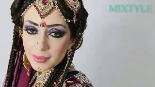 Сказочная невеста из Индии ❤ Азиатский свадебный макияж 7⃣