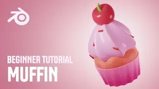 Blender Tutorial: Easy 3D Muffin for Beginners