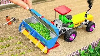 40 Minutes Diy tractor making mini Automatic Seeding Machine | DIY effective Agricultural Machinery