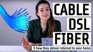 What is Cable vs. DSL vs. Fiber Internet? // how it delivers the internet (with LEGO)