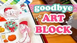 Work through my ART BLOCK with me!  ✨ draw & chat