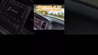 GUY LOSES WHEEL DURING HIGH SPEED POLICE CHASE!?🏎️💨🚓💨