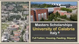 120 Masters Scholarships at University of Calabria, Italy