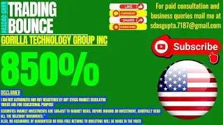 GORILLA TECHNOLOGY GROUP INC TRADING BOUNCE | GRRR STOCK
