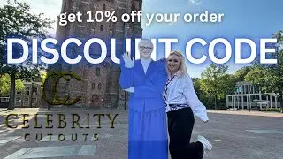 GET YOUR CELEBRITY CUTOUT WITH THIS DISCOUNT CODE 💙✨
