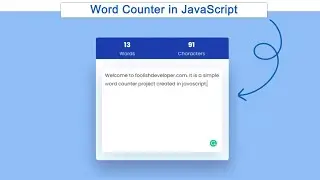 How to Create a Word Counter in JavaScript | JavaScript Word Counter