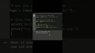 1 Minute Python Masterclass Episode 5