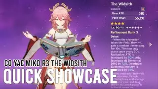 C0 Yae Miko R3 The Widsith Quick Showcase | Genshin Impact