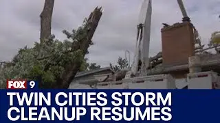 Storm damage in Minnesota leaves several communities without electricity, trees downed