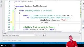 C# Architecture and more with NET Core | S2P39 | Create a EF DbContext and calling a superclass