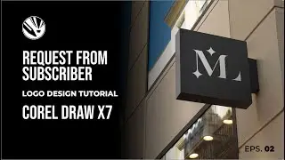 Tutorial Logo Monogram M dan L Corel Draw Pemula Request Subscriber  Eps.2