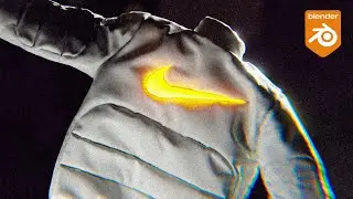 I Created a Retro Nike Ad in Blender