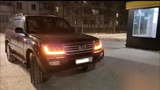Фары Toyota Land Cruiser 100 2005-2007 стиль тлк 300