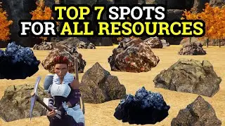 TOP 7 BEST Resource Spots in Palworld for Iron, Sulfur, Quartz & Coal (EASY FARMING!)