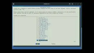 Polski język w konsoli Debian 11