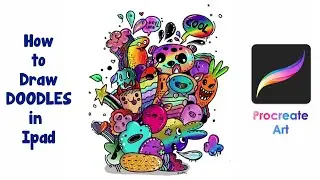 Draw Doodles Art in ipad | Procreate Art